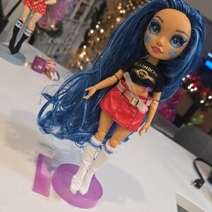 Rainbow High Fashion Doll with Blue Hair